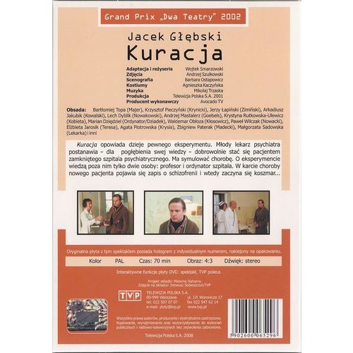 Kuracja (DVD) 2001 Teatr TV POLISH POLSKI