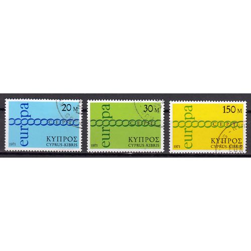 Cyprus Europa Cept 1971 gestempeld