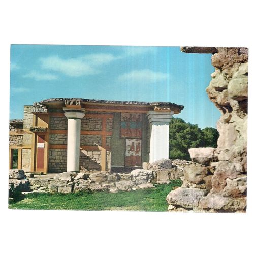 THE SOUTH PORCH. KNOSSOS, GREECE unused postcard. (A) =