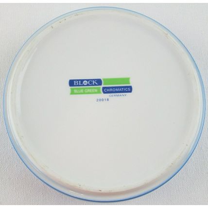 NOS Block Chromatics Blue Green 5-3/4" Coupe Cereal Bowl w/ Small Scratch, 20018