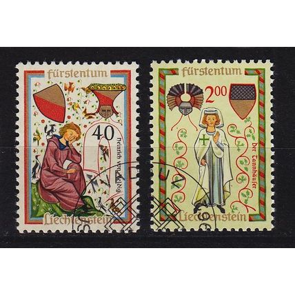 LIECHTENSTEIN [1962] MiNr 0420 ex ( O/used ) [01] Minnesang