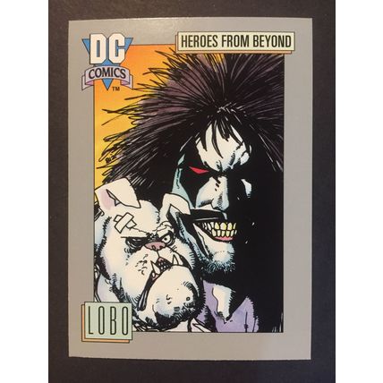 DC Cosmic Cards trading card #120-Lobo, excellent condition!
