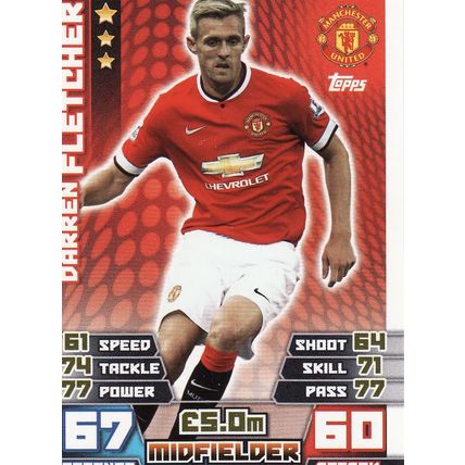 Match Attax 2014/2015 188 Darren Fletcher Manchester United