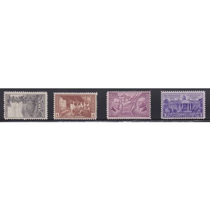 749 10c Smoky Moutains Fine MNH VA0607a