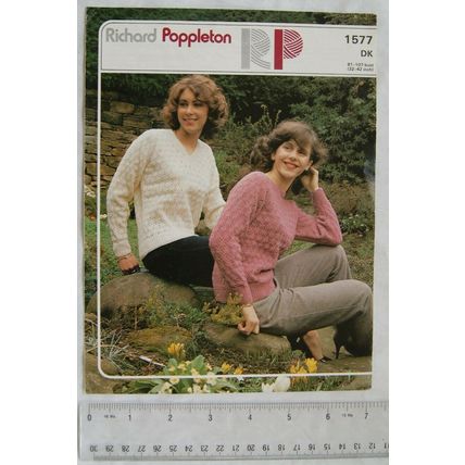 Vintage: Richard Poppleton 1577 sweaters, DK