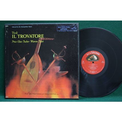 Arturo Basile/Price/Elias/Tucker - Verdi: Il Trovatore - 3-LP - LM 6150 - NM