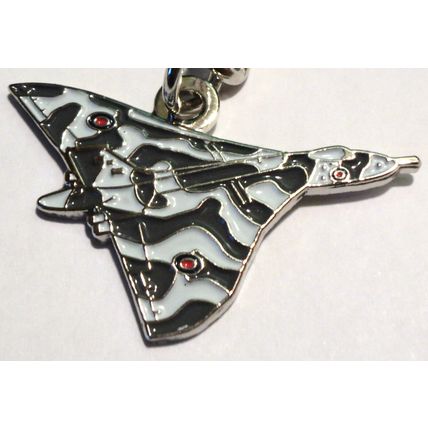 NEW Falklands/Cold War Avro Vulcan RAF Bomber Military Jet Metal Enamel Keyring