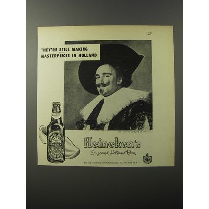 1953 Heineken Beer Ad