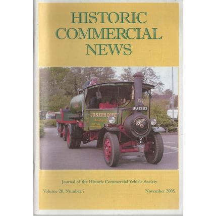 Historic Commercial News, Volume 20 No. 7 November 2005