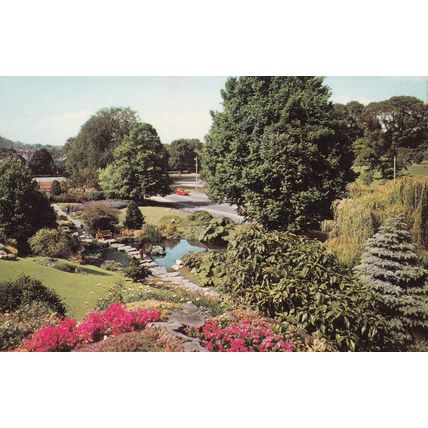 Colour Postcard - Water Gardens, Brighton, Sussex