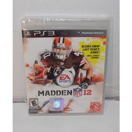PS3 Madden NFL 12 Sony PlayStation 3 Brand New Sealed