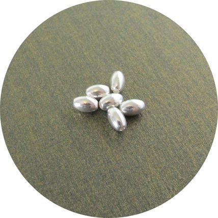 3x4.6mm Oval Beads Sterling Silver Perfect Spacer Bead Quality 3 pack sizes C25