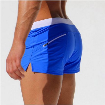 Men's Summer Swimwear Swimsuit Boy Swimsuits Boxer Shorts Swim Trunks Swimming