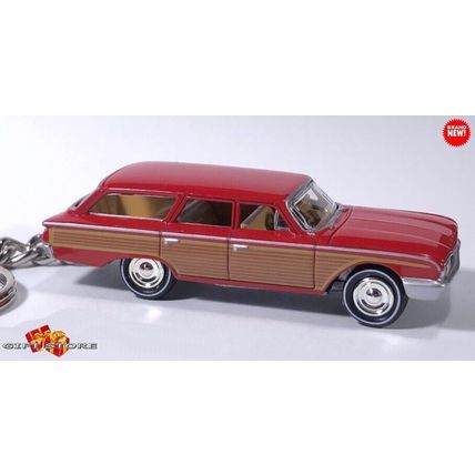 RARE KEYCHAIN RED FORD GALAXIE COUNTRY SQUIRE CUSTOM Ltd EDITION GREAT GIFT