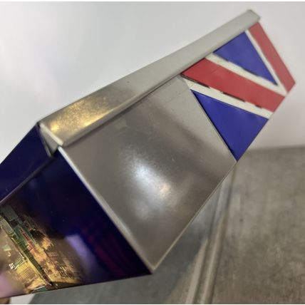 London England Churchill EMPTY Collectible Tin Storage Container Decor {}