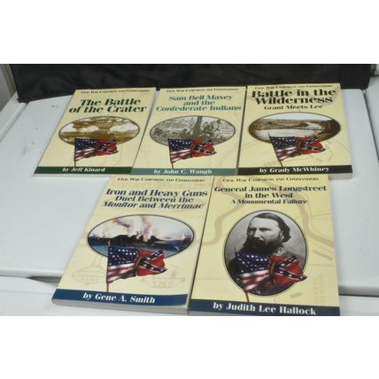 5 Civil war campaign and commanders Maxey Longstreet Monitor Crater Bat.wilder.