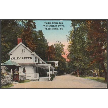 Valley Green Inn, Philadelphia, Pennsylvania, c1909 - Post Card Dist Co Postcard