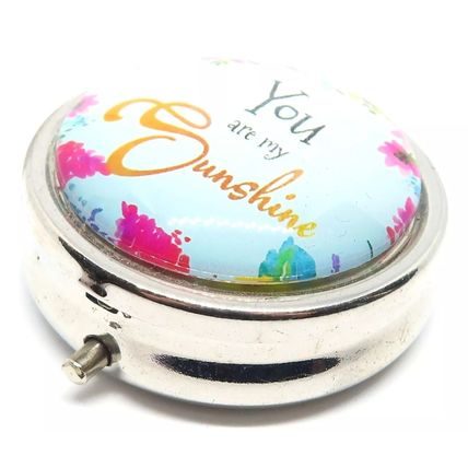 You are my Sunshine Pill Box Round 2 CM Christmas Gift Storage Collection
