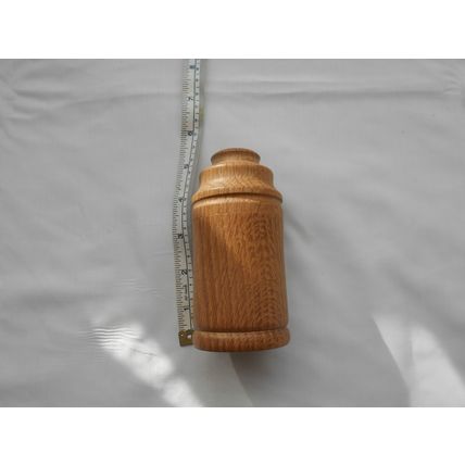 Vintage Small Wooden Storage Pot