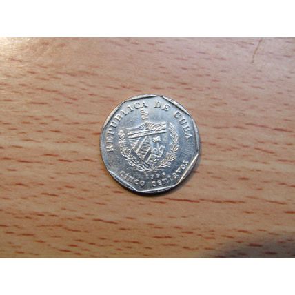 Cuba 1999 5 Centavo Coin