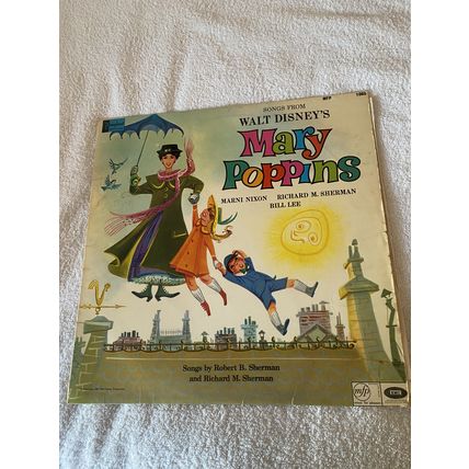 Songs From MARY POPPINS Marni Nixon - Richard M. Sherman - Bill Lee 33 rpm 12"