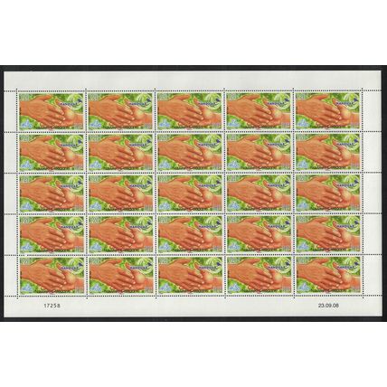 New Caledonia HANDICAP - Charter for Disabilities Sheet 2008 MNH SG#1458