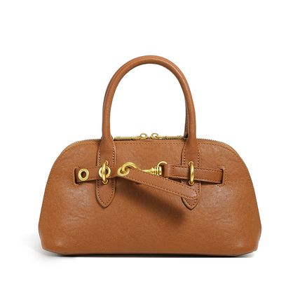 Women Genuine Leather Purses Handbags Tote Bag Shoulder Bag Brown