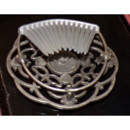 ART DECO ERA HAIR PIN/COMB COSTUME JEWELRY WITH RHINESTONES
