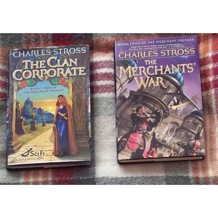 2 Charles Stross US HC 1st Merchants' War / Clan Corporate /Merchant Princes 3&4