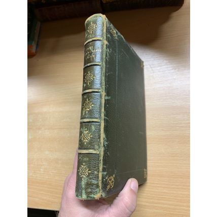 1877 "THE CHRISTIAN YEAR" THOUGHTS IN VERSE JOHN KEBLE LEATHER ANTIQUE BOOK (P5)