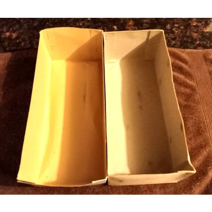 Old Vintage Original friction powered Double Decker Bus MF 185 W/ Box 12" Long