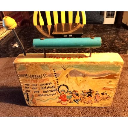 Old Vintage Original Fisher Price Tv Radio Ten Little Indians # 159 1961