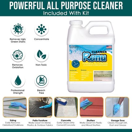 Premium Restorer-Restores Original Color & Rejuvenates Faded Shutters, Patio Fur