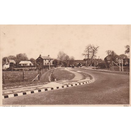 EC514 CADNAM - ROMSEY ROAD. PRINTED POSTCARD