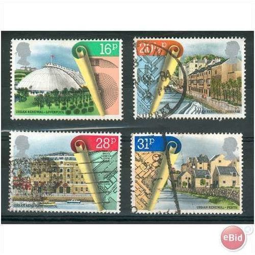 GB stamps 1984 used set - SG 1245-1248 - Urban Renewal