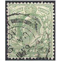 1902 - SG217 1/2d Pale Yellow-Green Fine Used .