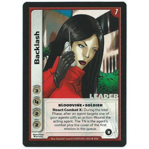 Spycraft CCG Operation Nightfall - 300/349 - Backlash