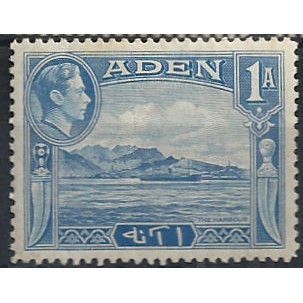 Aden 1939 SG18 1a Pale Blue Mounted Mint .. ..