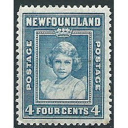 Newfoundland 1941 SG279 4c Blue Mounted Mint ....