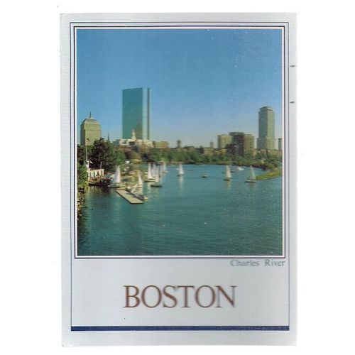 BOSTON, MASSACHUSETTS, postcard 1984 =