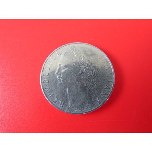 1957 ITALY ONE HUNDRED LIRE FREE POST. S