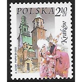 Poland Mi 3956: 2 Zl. 10 multicoloured Wawel Cathedral and Lajkonik, Cracow.