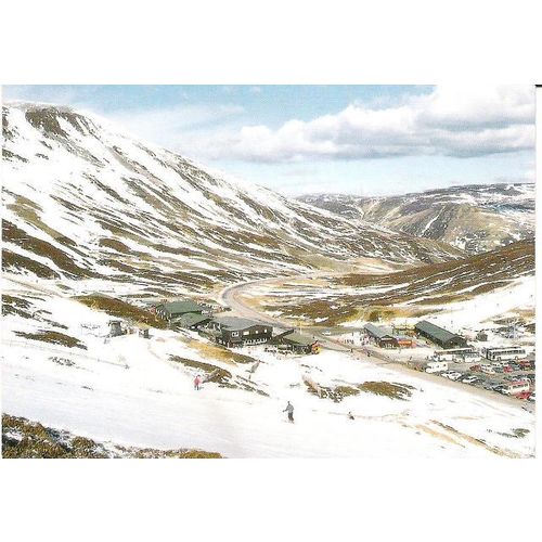 Glenshee Ski Area, Aberdeenshire - postcard c.1990s