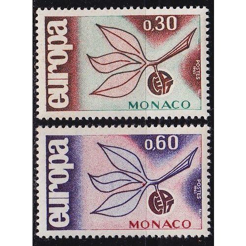 MONACO [1965] MiNr 0810-11 ( **/mnh ) CEPT