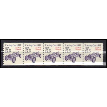 2262a 17.5c Race Car Very Fine MNH Dry Gum PNC 1/5 X1015