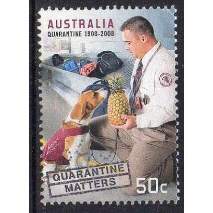 Australia 2008 Centenary of Quarantine Services 50c Sheet Used