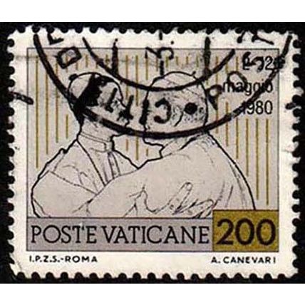 Vatican 1981 Pope John Paul II 200L Used Stamp