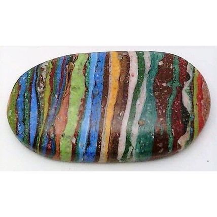 Rainbow Cal Silica Freeform Gemstone Cabochon 99