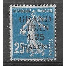 Grand Liban N° 6 YVERT NEUF * ( MLH )