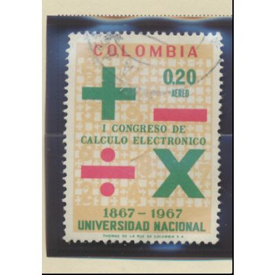 Colombia Stamp Scott #C510, Used